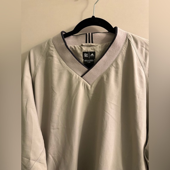 Vintage ADIDAS Microsoft GOLF Men's CLIMAPROOF V-neck pullover Jacket - Picture 3 of 10